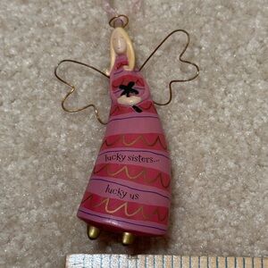 Hallmark Angel Ornament “Luck Sister Luck Us”